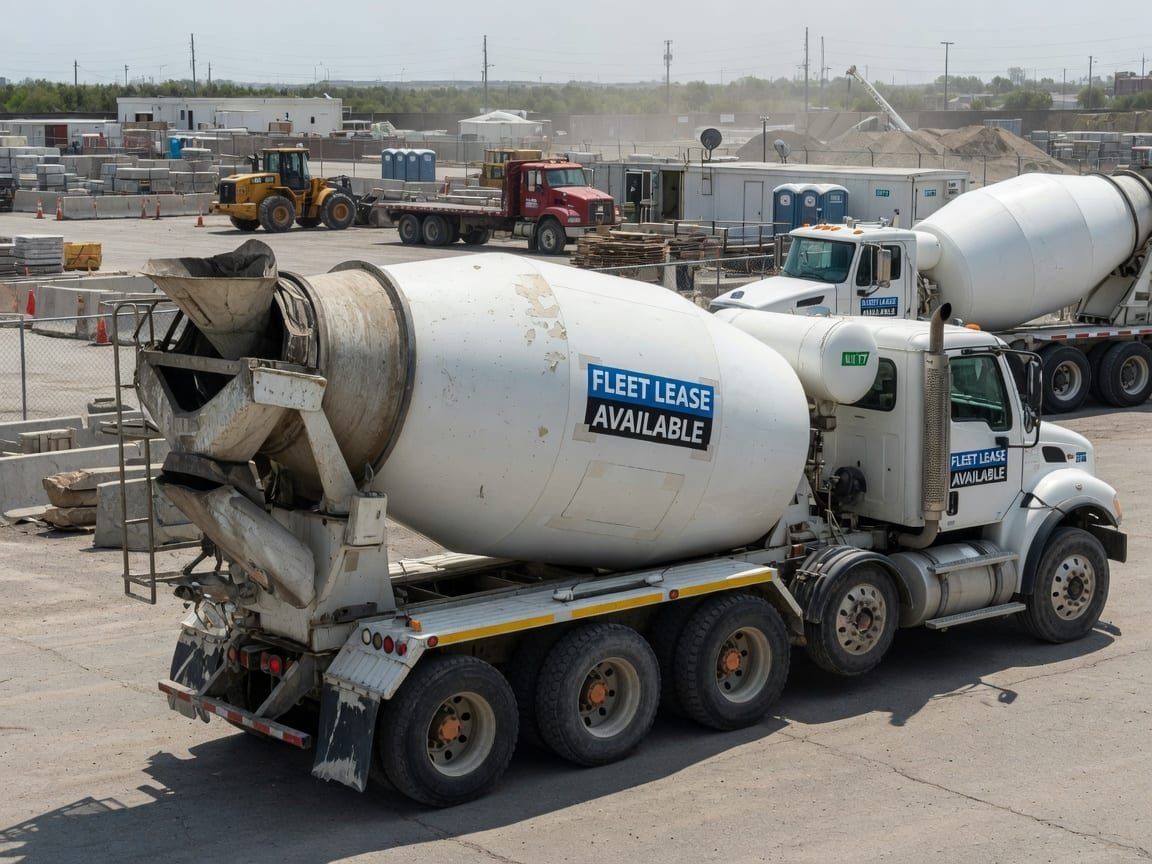 6m³ Mixer Truck — Regional Builder Lease